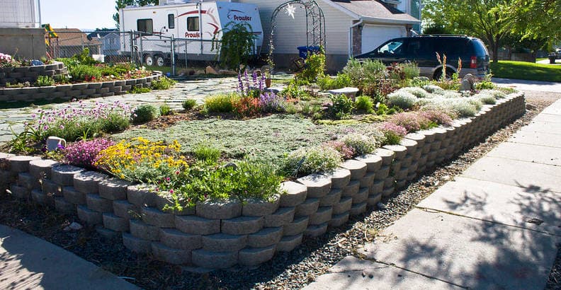 exemple de jardin sec aménagé