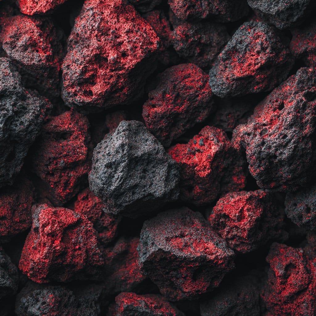 La pouzzolane (lava rock)