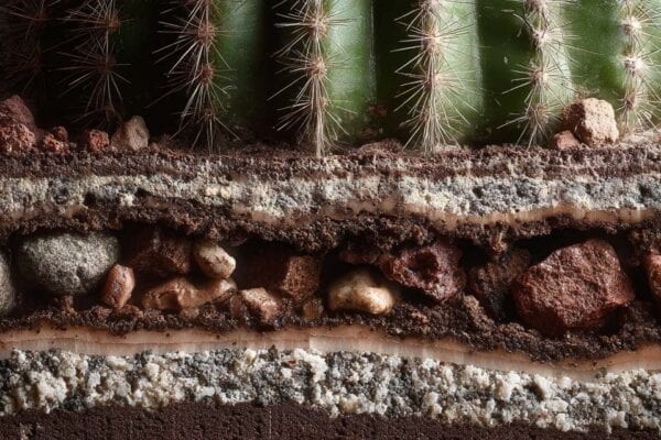 sol drainage du cactus