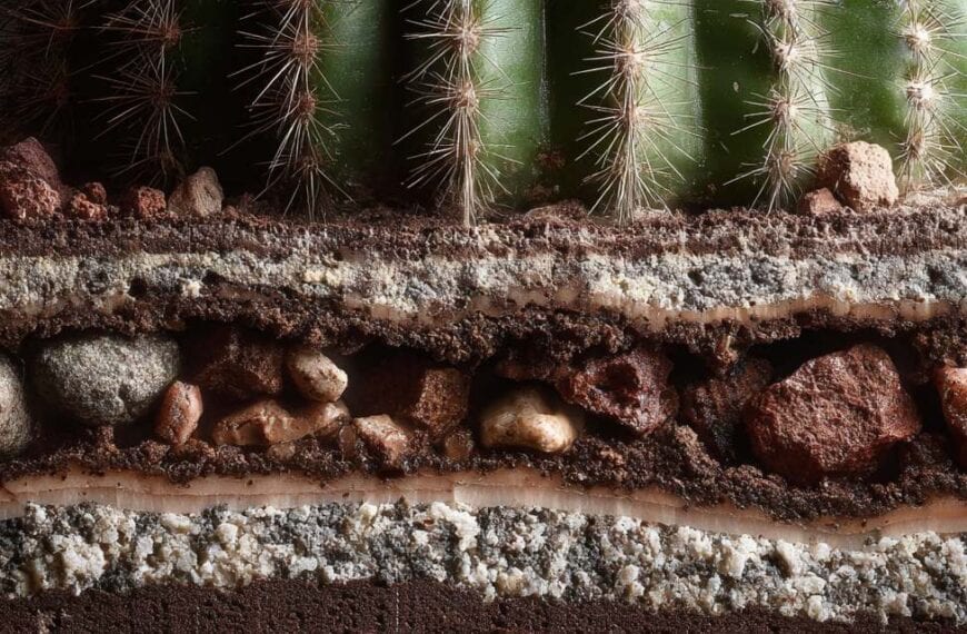 sol drainage du cactus