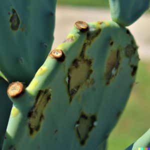 opuntia malade taches noires